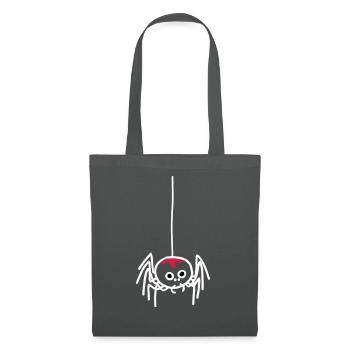 kreuzspinne - Sac en tissu - gris graphite - Devant