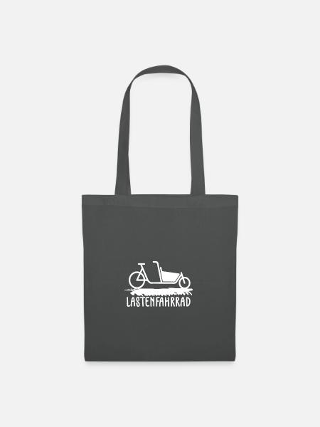 Lastenfahrrad - Stoffbeutel - Graphite