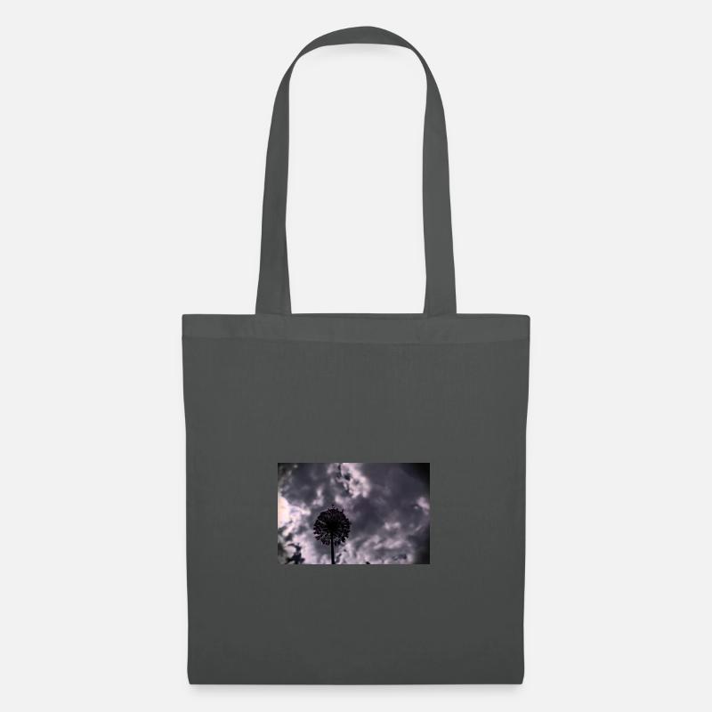 Eine tolle Blume - Stoffbeutel - Graphite