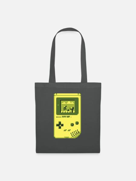 GB Pixel Handheld Retro Gaming Konsole (Mario) - Stoffbeutel - Graphite