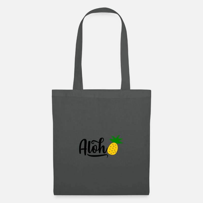 Aloha Pineapple - Tote Bag - graphite grey