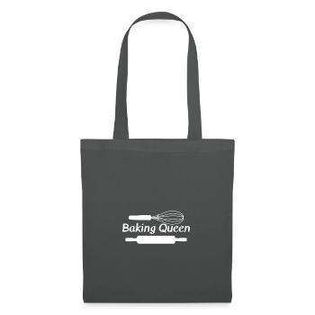 Baking Queen Hobby baker, cake master - Tote Bag - graphite grey - Front