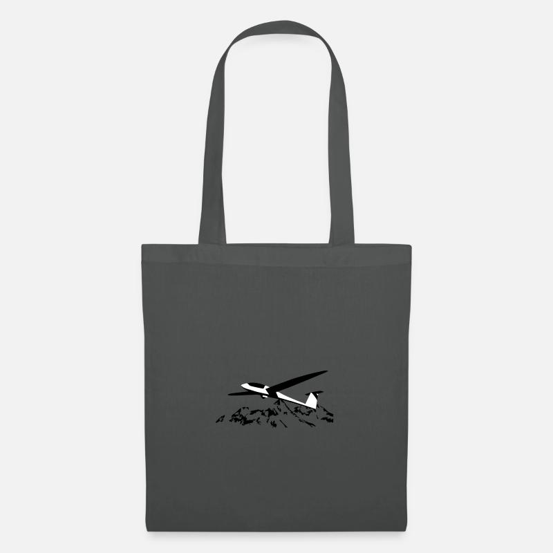 Glider glider flying glider pilot pilot - Tote Bag - graphite grey
