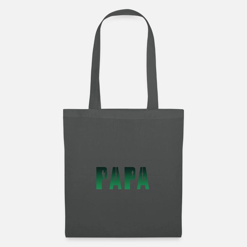 Fischer Papa - Stoffbeutel - Graphite