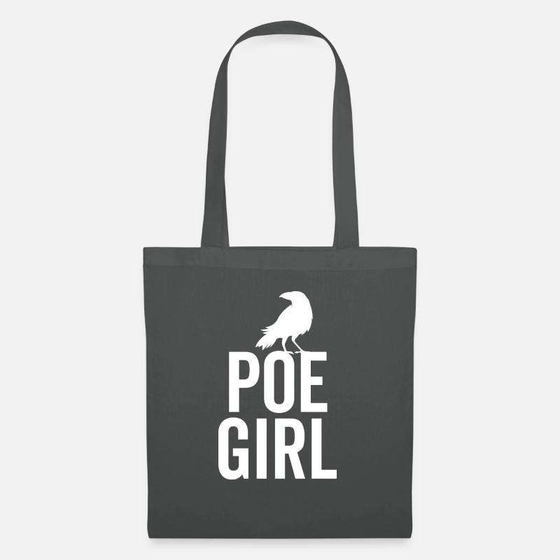 Poe Mädchen - Stoffbeutel - Graphite