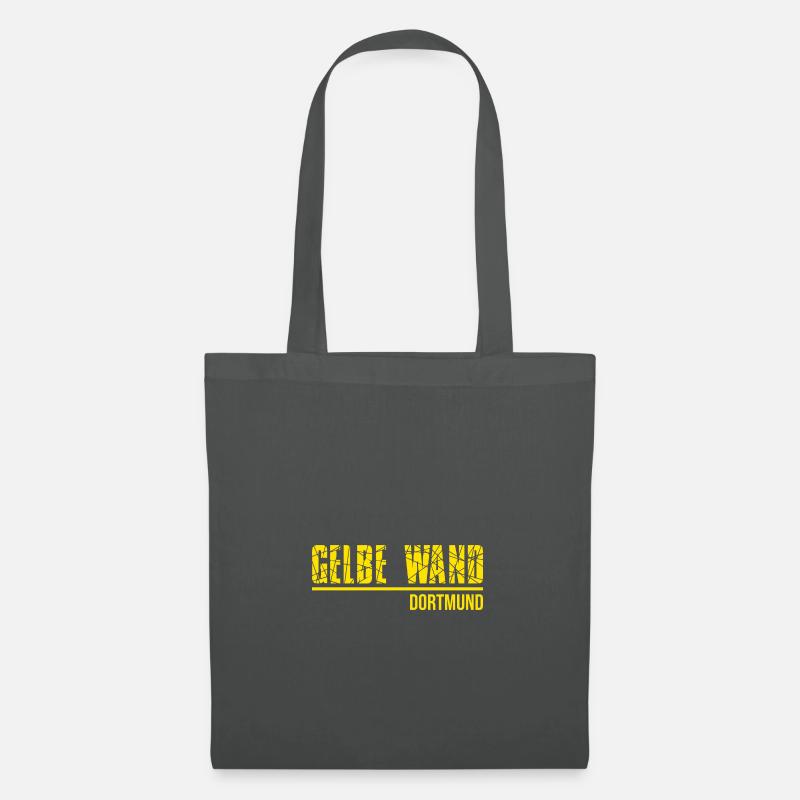 Fußball Geschenk Dortmund Ruhrpott - Stoffbeutel - Graphite
