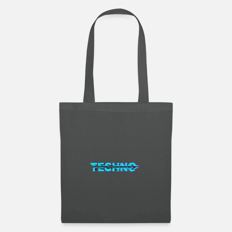 TECHNO INSANE - Tote Bag - graphite grey