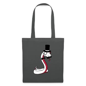 Sir gentlemen cylinder rich monocle glasses s - Tote Bag - graphite grey - Front