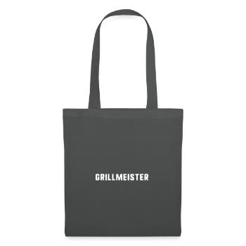grillmeister,grillen,meister,grillmaster - Stoffbeutel - Graphite - Vorne