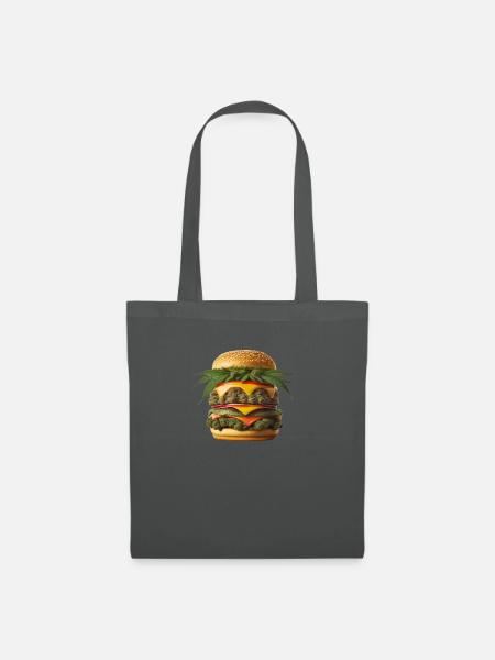 Stoner Burger - Stoffbeutel - Graphite