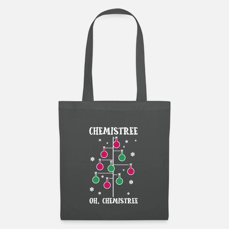 Xmas Pun Chemis Tree - Stoffbeutel - Graphite