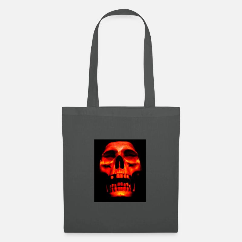 Fire Skull - Stoffbeutel - Graphite