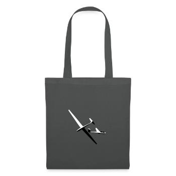 Planeur Planeur Planeur Pilote - Sac en tissu - gris graphite - Devant