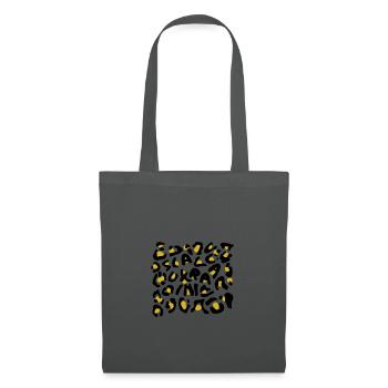 leopard - Stoffbeutel - Graphite - Vorne