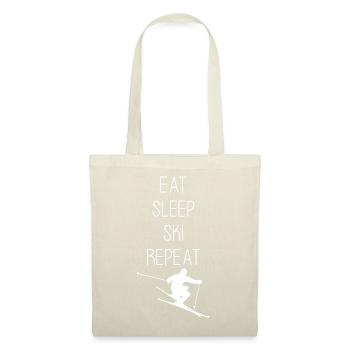 Eat Sleep SKI Repeat - Tote Bag - nature - Front