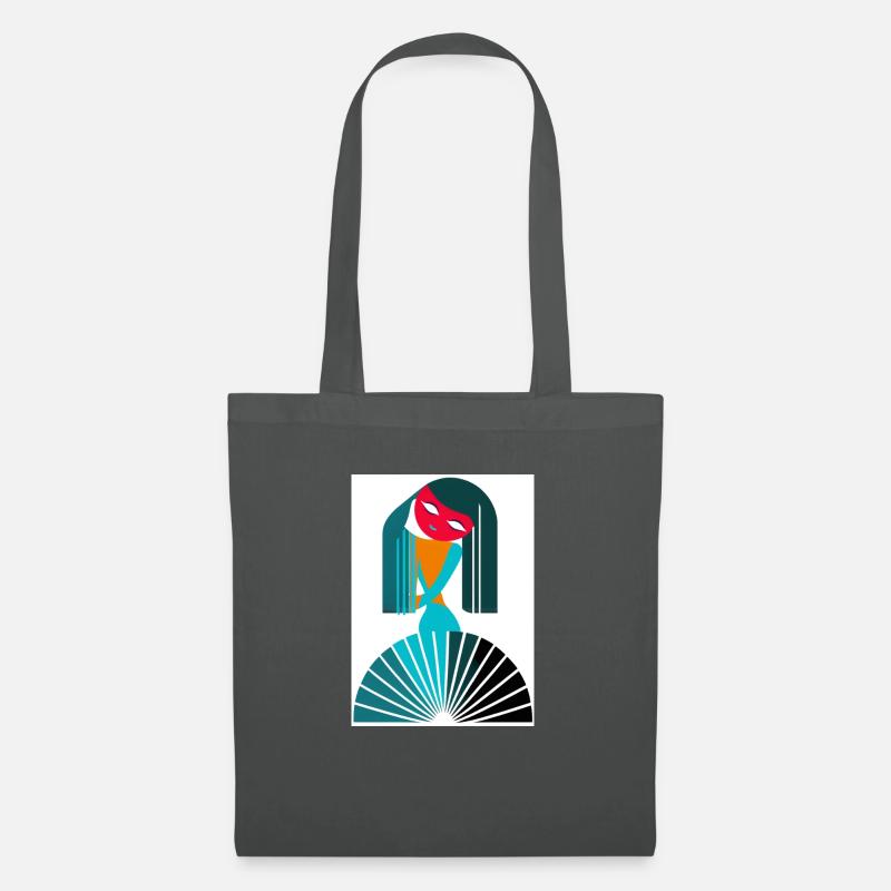 verseau abstrait - Sac en tissu - gris graphite
