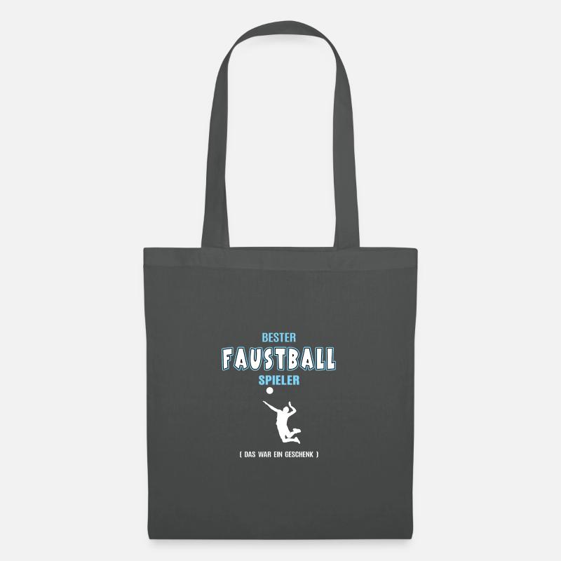 Bester Faustball Spieler Faustballer Rückschlag - Stoffbeutel - Graphite