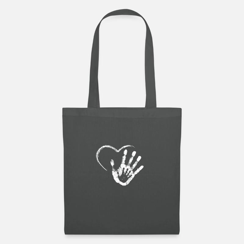 HAND IN HAND - Stoffbeutel - Graphite