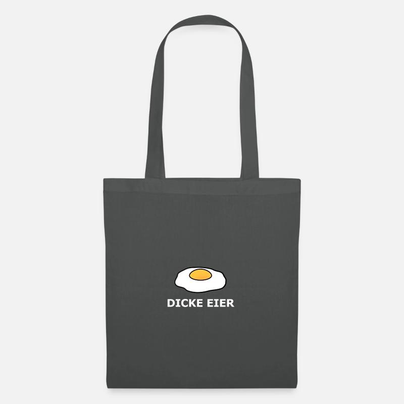Spiegelei - Frühstück - Breakfast - Funny Design - Stoffbeutel - Graphite