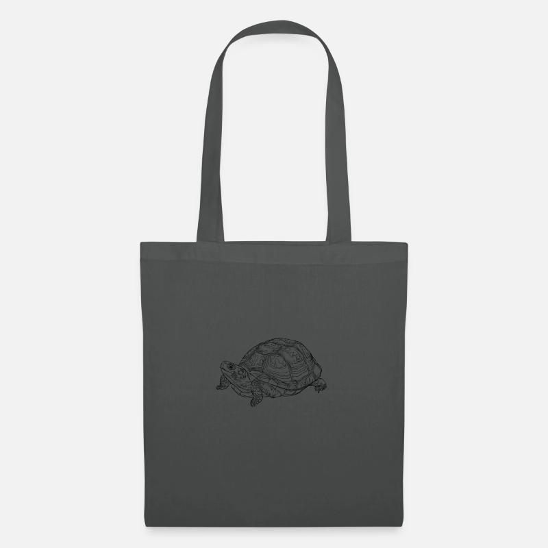 Schildkröte - Stoffbeutel - Graphite