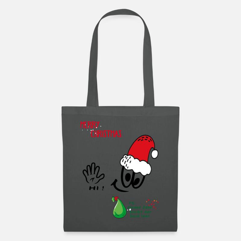 Weihnachtsmann, Merry Christmas, Comic - Stoffbeutel - Graphite