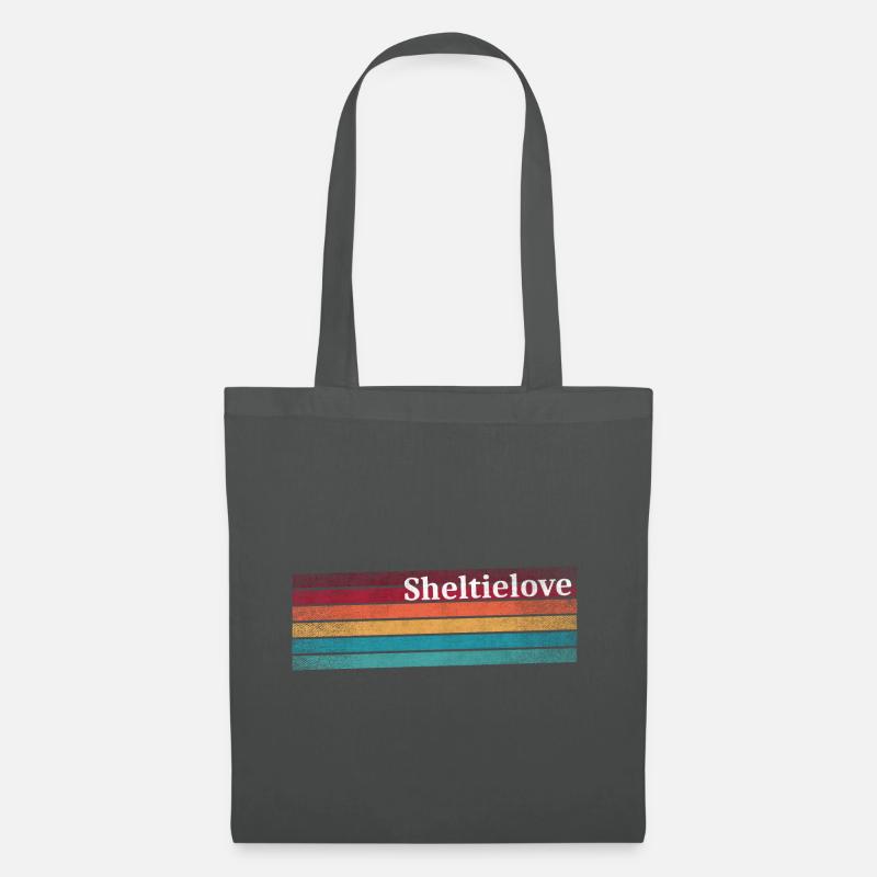 Sheltie love Die beste Hunderasse - Stoffbeutel - Graphite