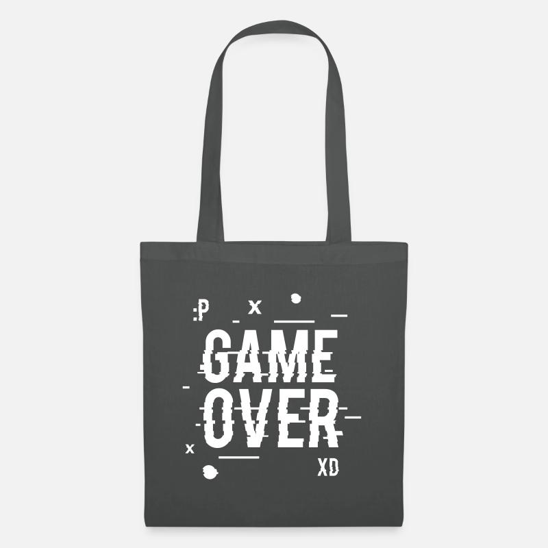 Game Over (v6) - Tote Bag - graphite grey