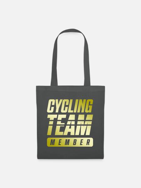 Cycling Team - Stoffbeutel - Graphite