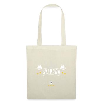 Skipper shirt with own or boat name - Tote Bag - nature - Front