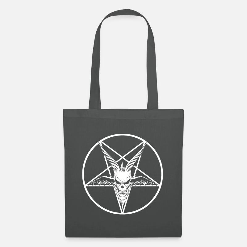 Satan Weiß - Stoffbeutel - Graphite