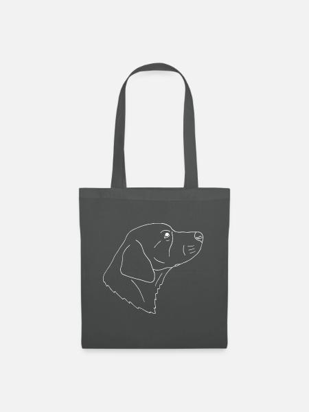 Golden Retriever - Stoffbeutel - Graphite