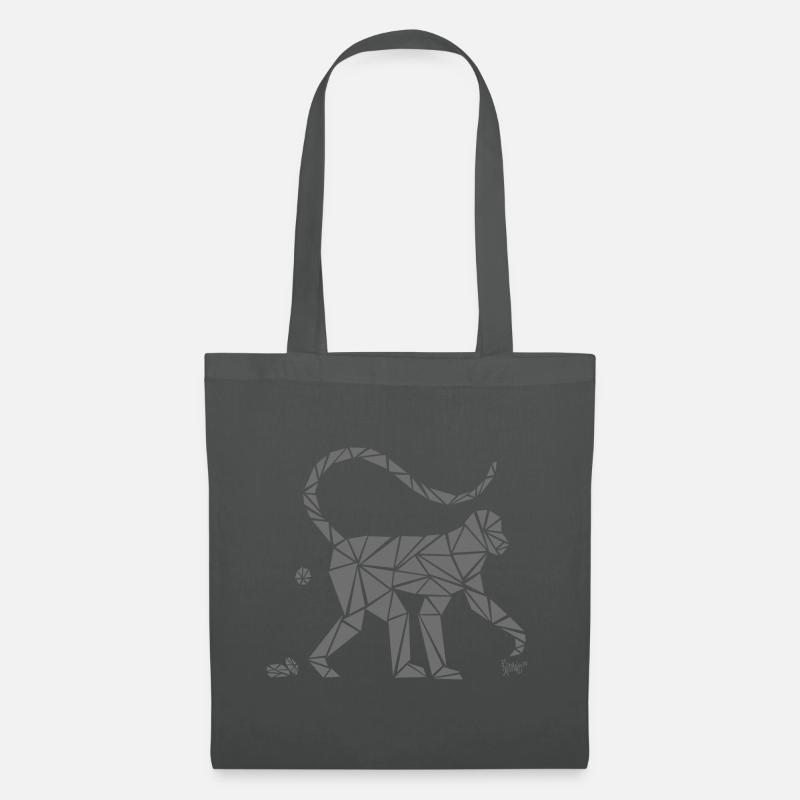 Bronko55 No.78 – Monkey - Tote Bag - graphite grey