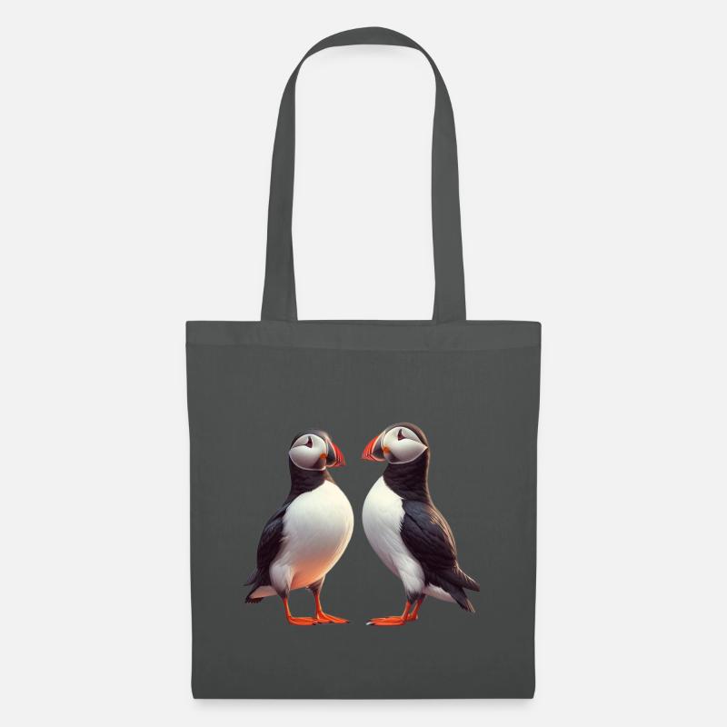 Puffin1 - Stoffbeutel - Graphite