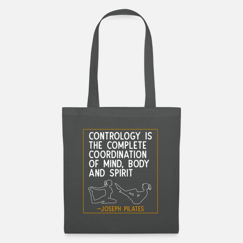 Contrology Coordination Pilates Workout - Stoffbeutel - Graphite