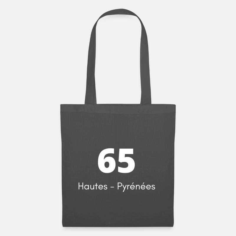 65 Hautes Pyrénées - Stoffbeutel - Graphite