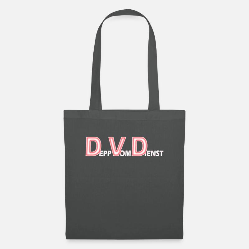 dvd depp vom dienst weiss - Stoffbeutel - Graphite