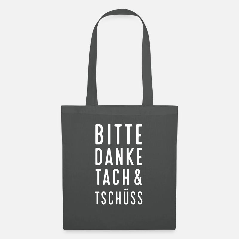 Lustige Sprüche - Stoffbeutel - Graphite