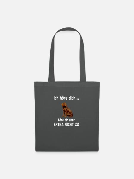 Deutscher Wachtelhund Hund - Deutscher Wachtelhund - Stoffbeutel - Graphite