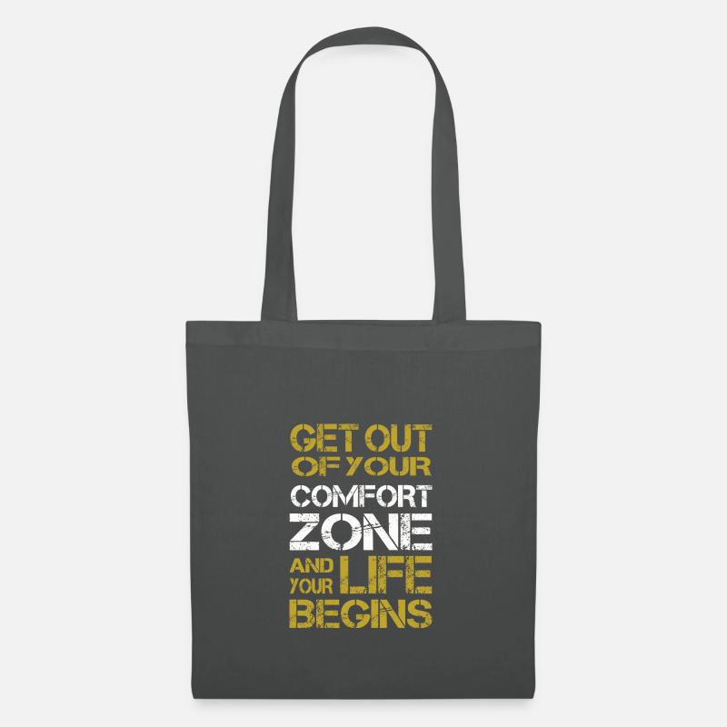 END OF COMFORT ZONE GESCHENK / GESCHENKIDEE - Stoffbeutel - Graphite
