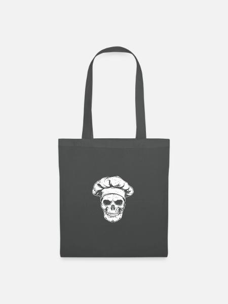Koch Totenkopf - Stoffbeutel - Graphite