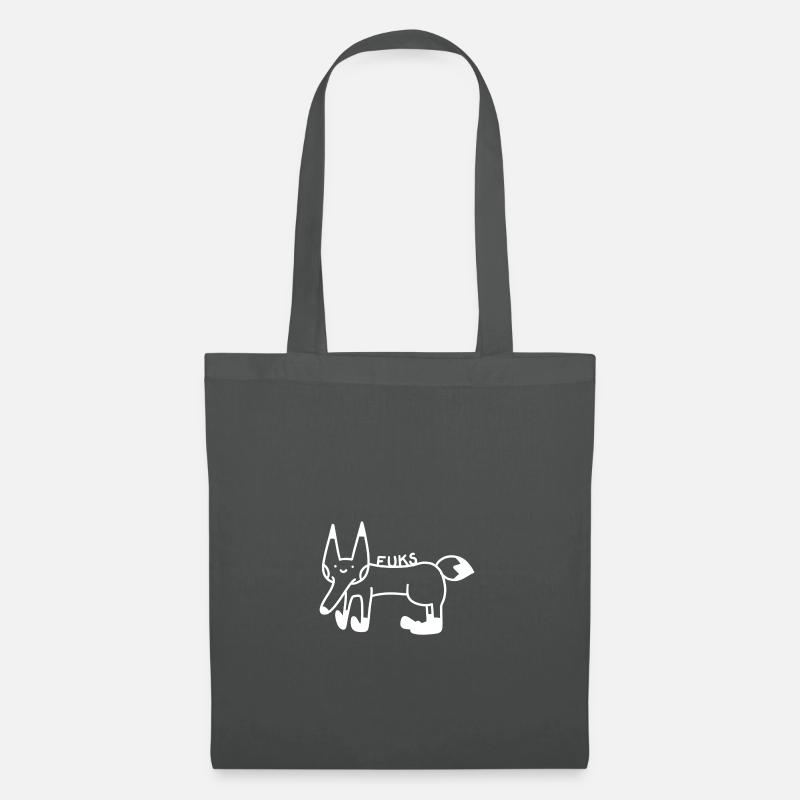 Anti-Zoo Fuks - Stoffbeutel - Graphite