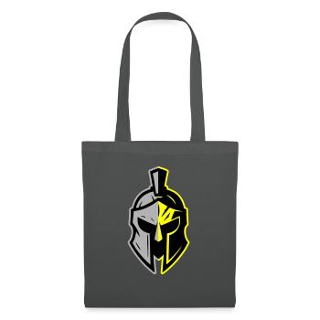 Spartaner Helm Symbol - Stoffbeutel - Graphite - Vorne