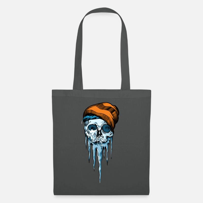 Snow Skull - Stoffbeutel - Graphite