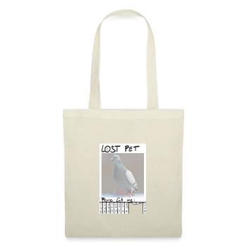 lost pet please call me - Stoffbeutel - Natur - Vorne