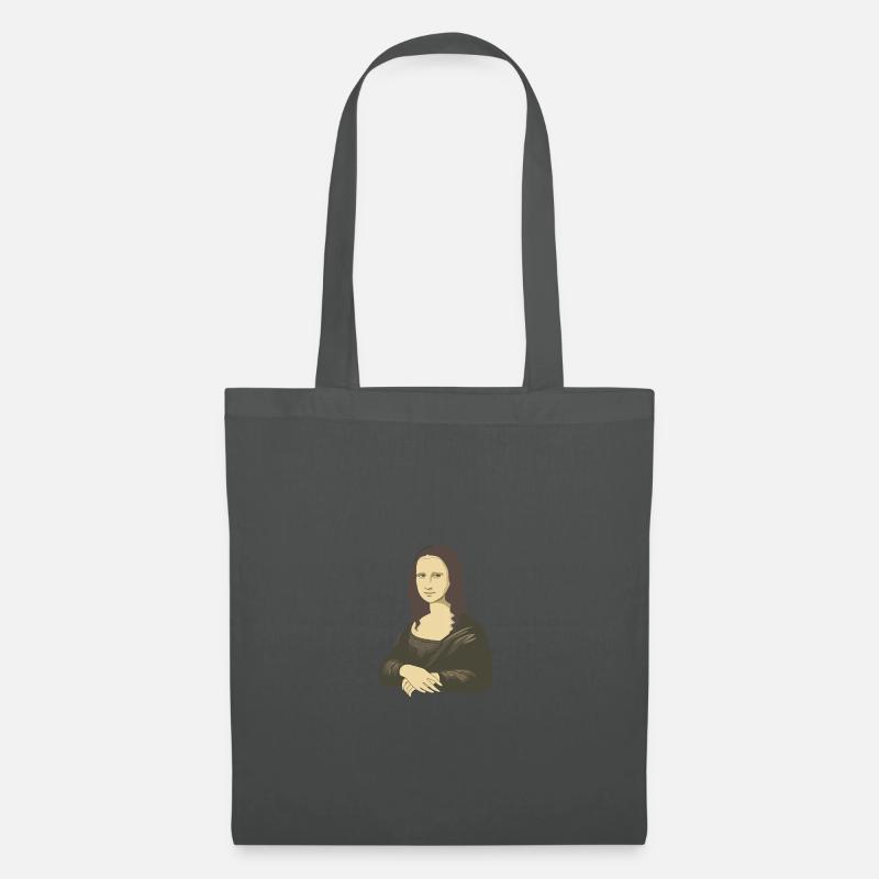Mona Lisa - Tote Bag - graphite grey