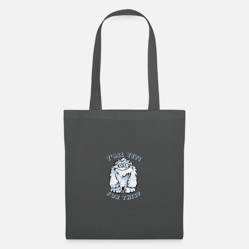 Yall Yeti dafür? - Stoffbeutel - Graphite