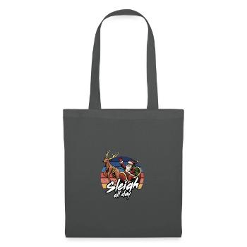 Sleigh all day - Tote Bag - graphite grey - Front
