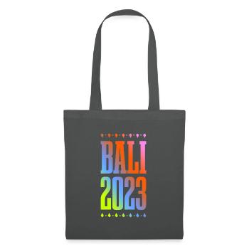 Bali 2023 - Sac en tissu - gris graphite - Devant