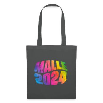 Malle 2024 Urlaub - Stoffbeutel - Graphite - Vorne