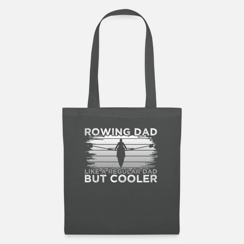 Rowing Dad - Stoffbeutel - Graphite